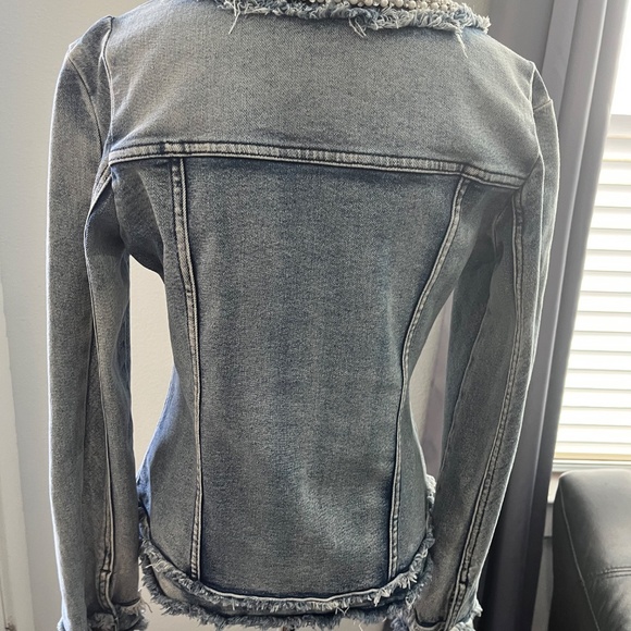 Fringe and Pearl Denim Jacket - Picture 5 of 10